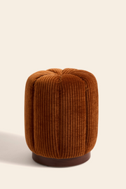 Pouf le Claudel by Clovi, Agathe Toulemonde's organic-lined design in velvet, tweed, or jacquard. A chic, easy-living piece that sits naturally in any interior.