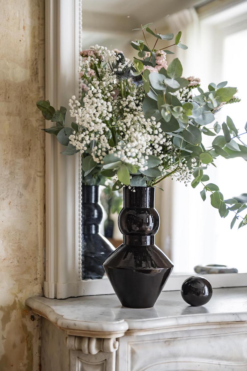 Vase Pico Noir Antique