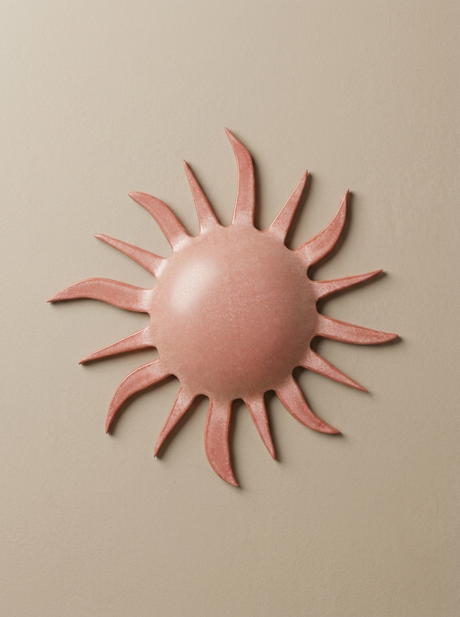 L'applique Hélios est entièrement réalisée à la main par Isabelle Carcy dans son atelier Maison Paradis en méditerranée. La mer Méditerranée, sa faune et sa flore constituent la principale source d’inspiration du travail d’Isabelle à mi-chemin entre la sculpture et la pièce décorative, Il émane une grande poésie dans son travail.

Ici, c'est le soleil de méditerranée présenté en ocre. Un grand soin a été apporté à la confection de cette applique.