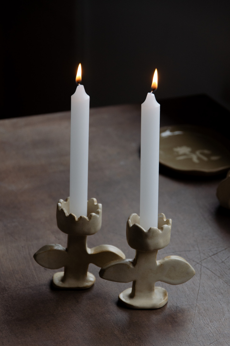 Bougeoir Fleurs petit modèle