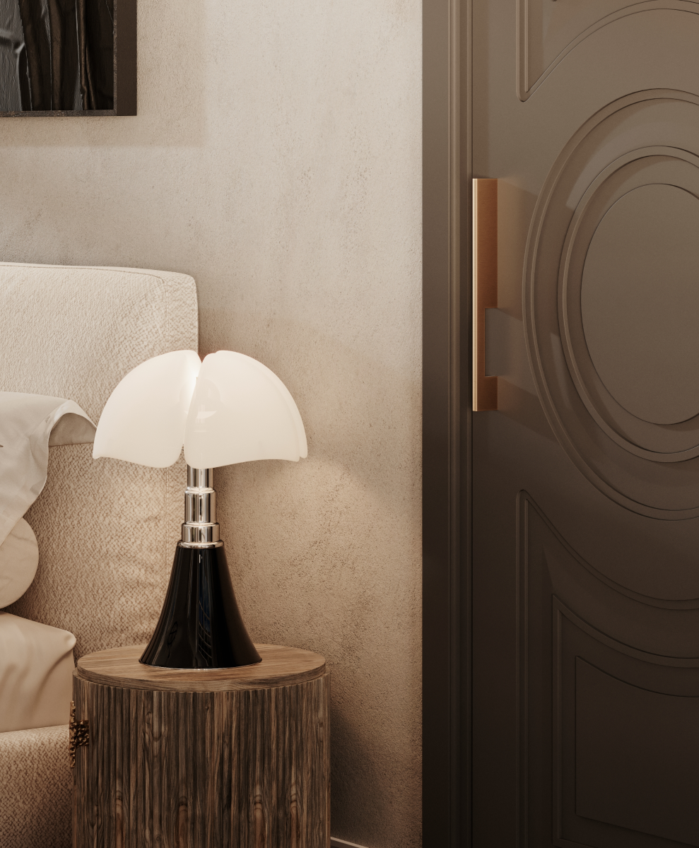 La poignée de meubles Catch appartient à la Modern Collection de chez PAP DECO.

Elle est une proposition pour les amateurs de design avec sa forme allongée en laiton. Grâce à sa longueur, elle s'harmonisera avec les portes et les façades d'armoires.

Disponible en deux tailles.