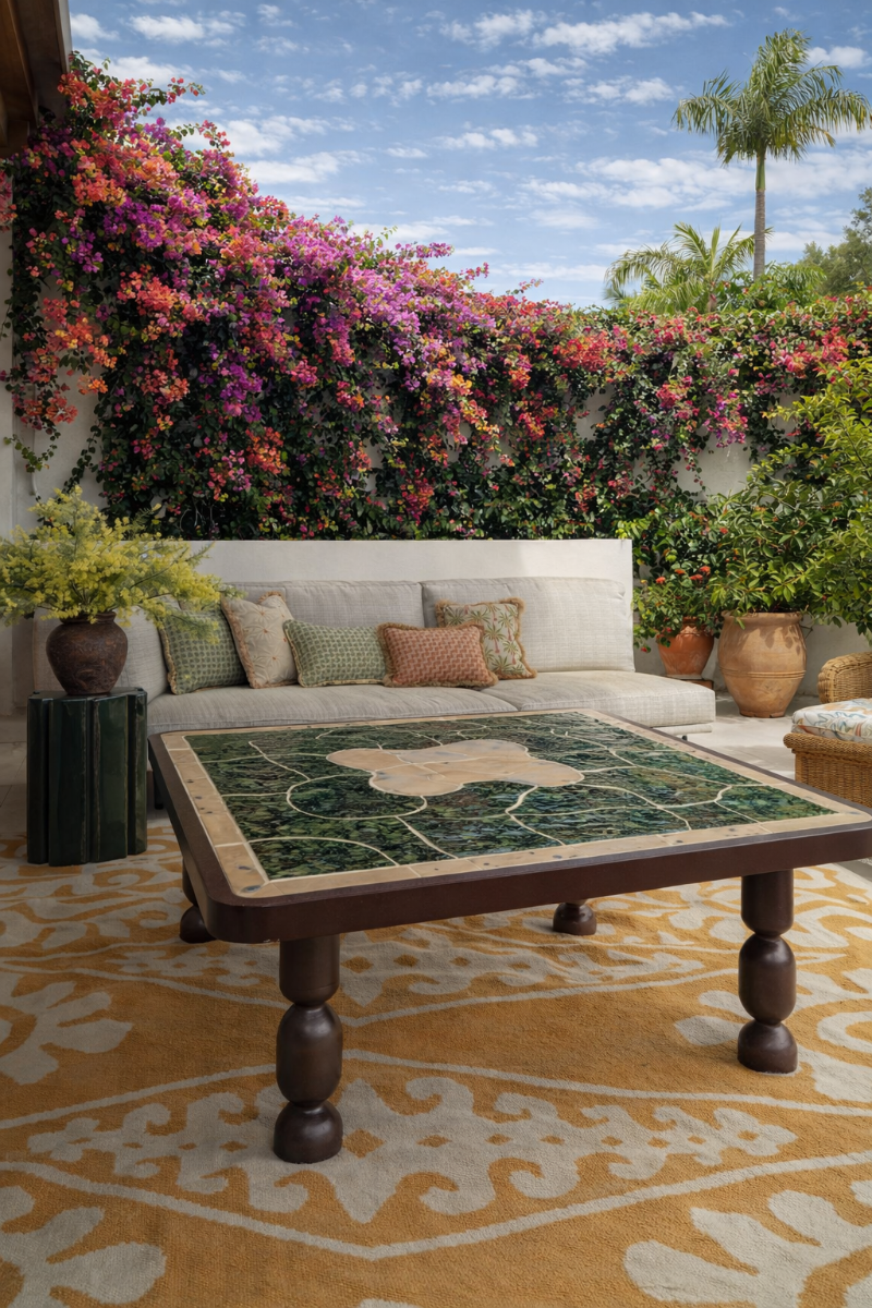 Table basse Dune en céramique, portée par des pieds sculptés.
Dune s’impose comme un objet du quotidien aux lignes intemporelles, où la matière respire et le design raconte une histoire.
Créée pour le projet Marbella en collaboration avec Diane Fekete, elle associe savoir‑faire artisanal et sophistication contemporaine.