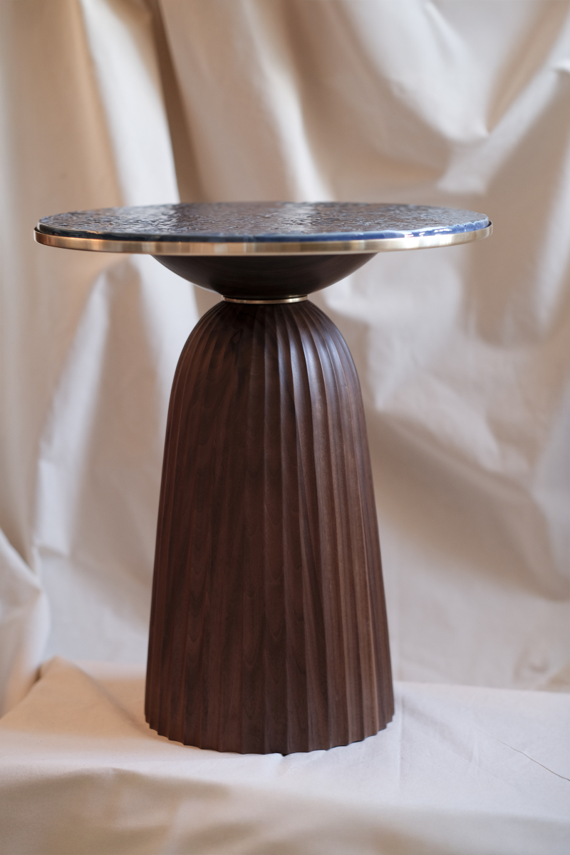 Table d'appoint Péon Bleue