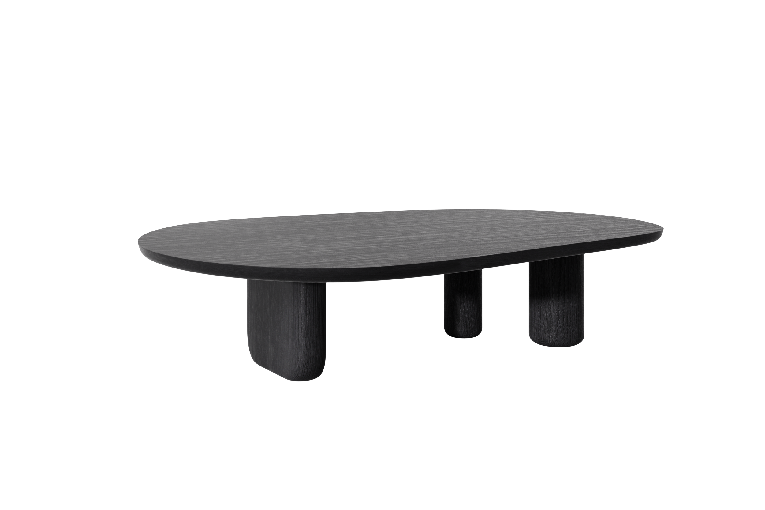 Maho coffee table in stained oak wood