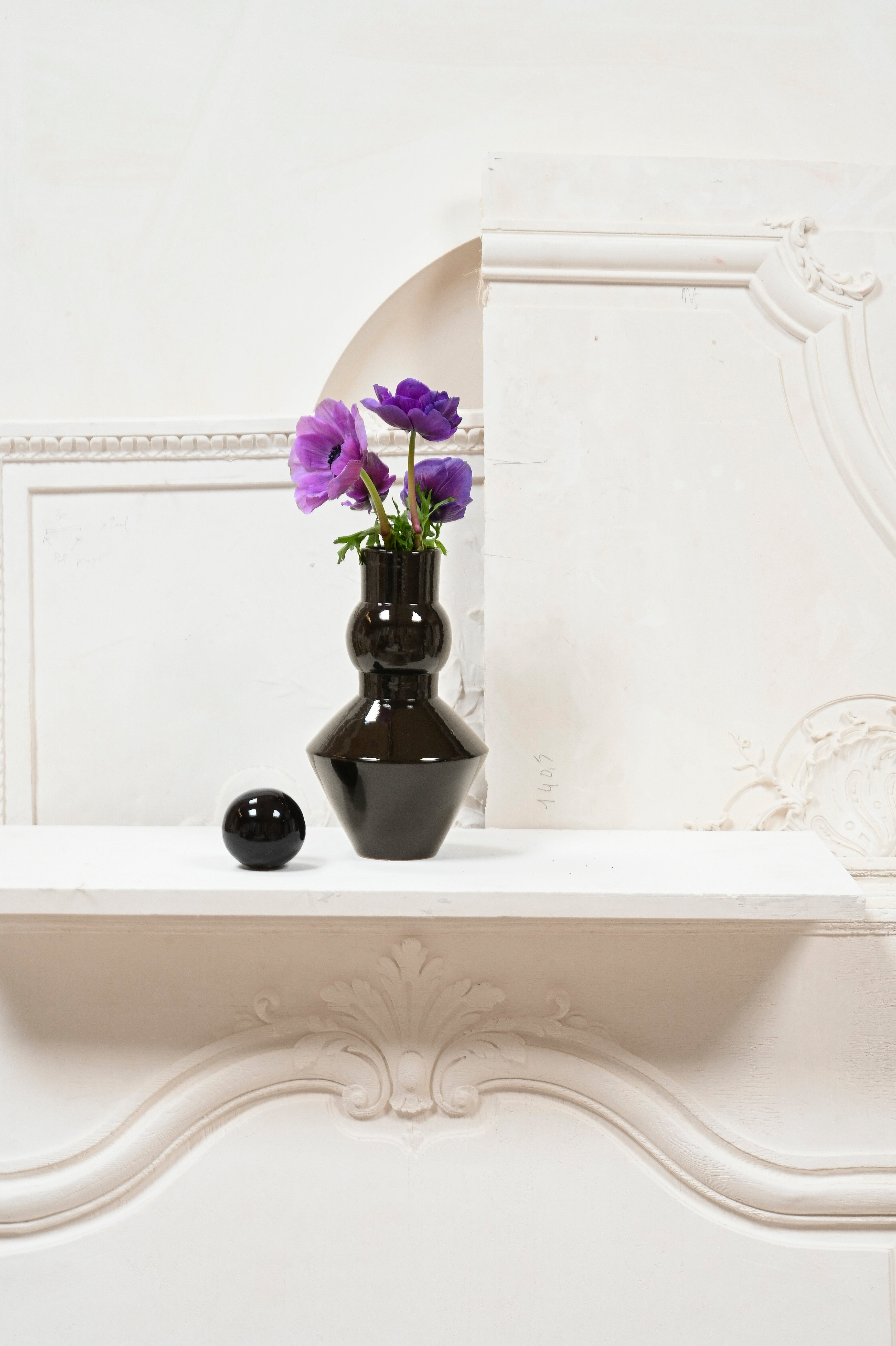 Vase Pico Noir Antique